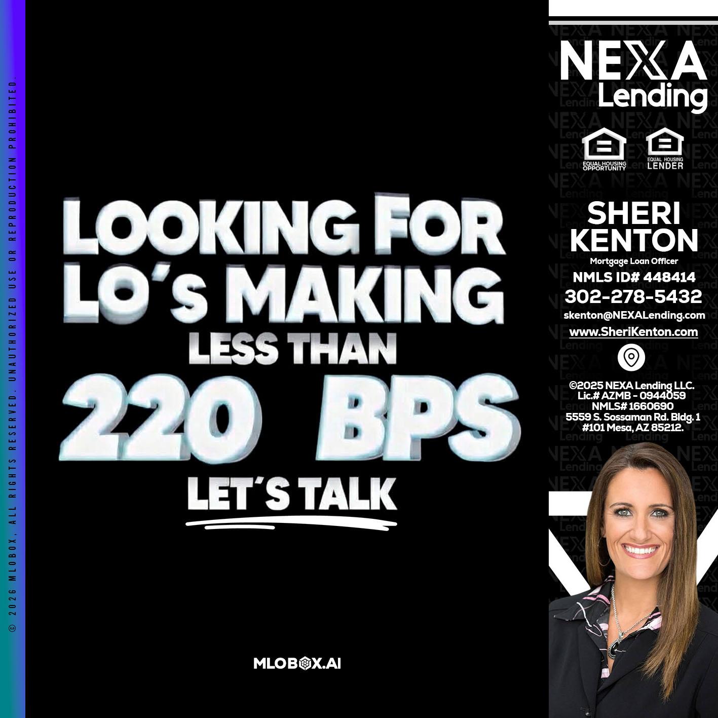 LOOKING FOR - Sheri Kenton -Mortgage Loan Officer