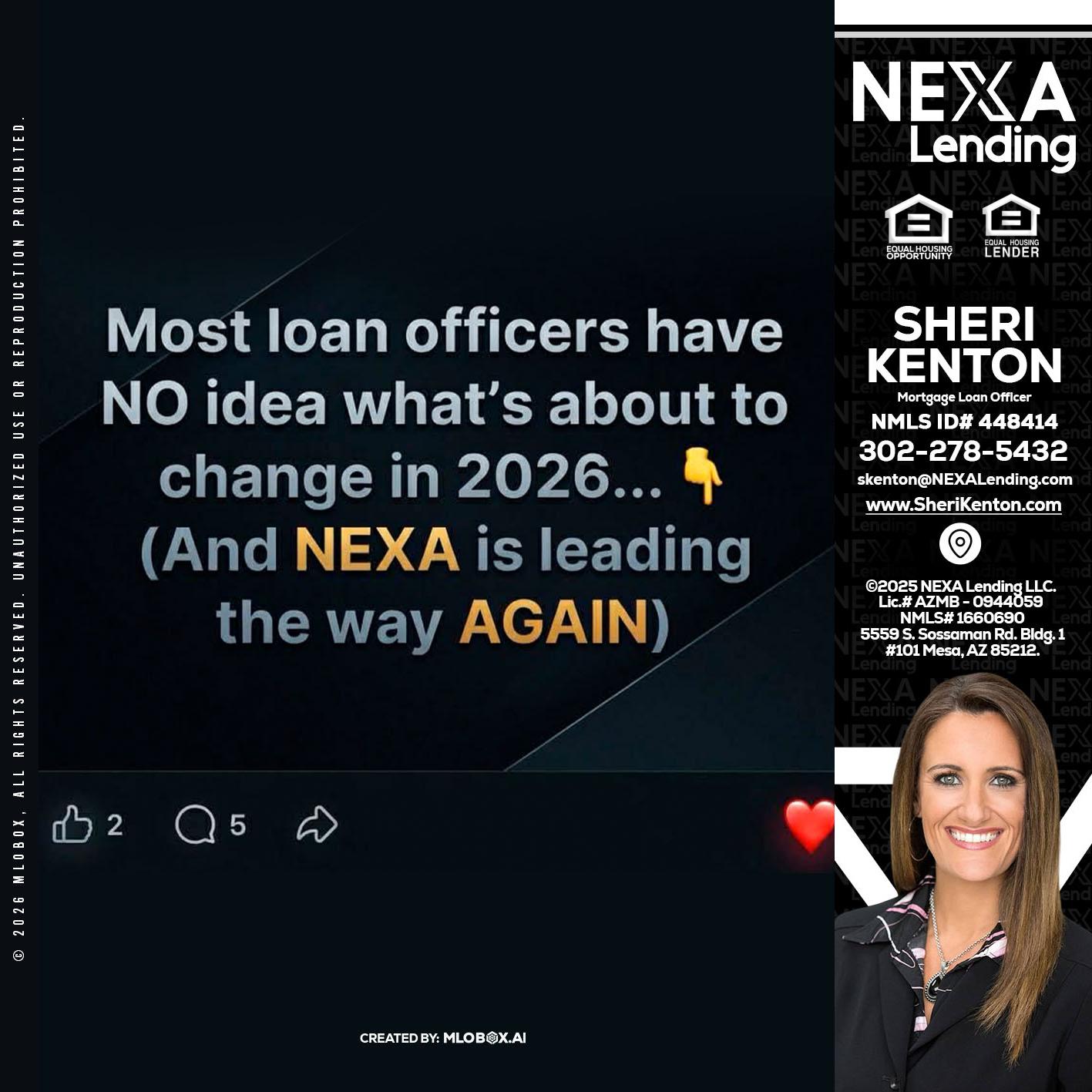 most loan officers - Sheri Kenton -Mortgage Loan Officer