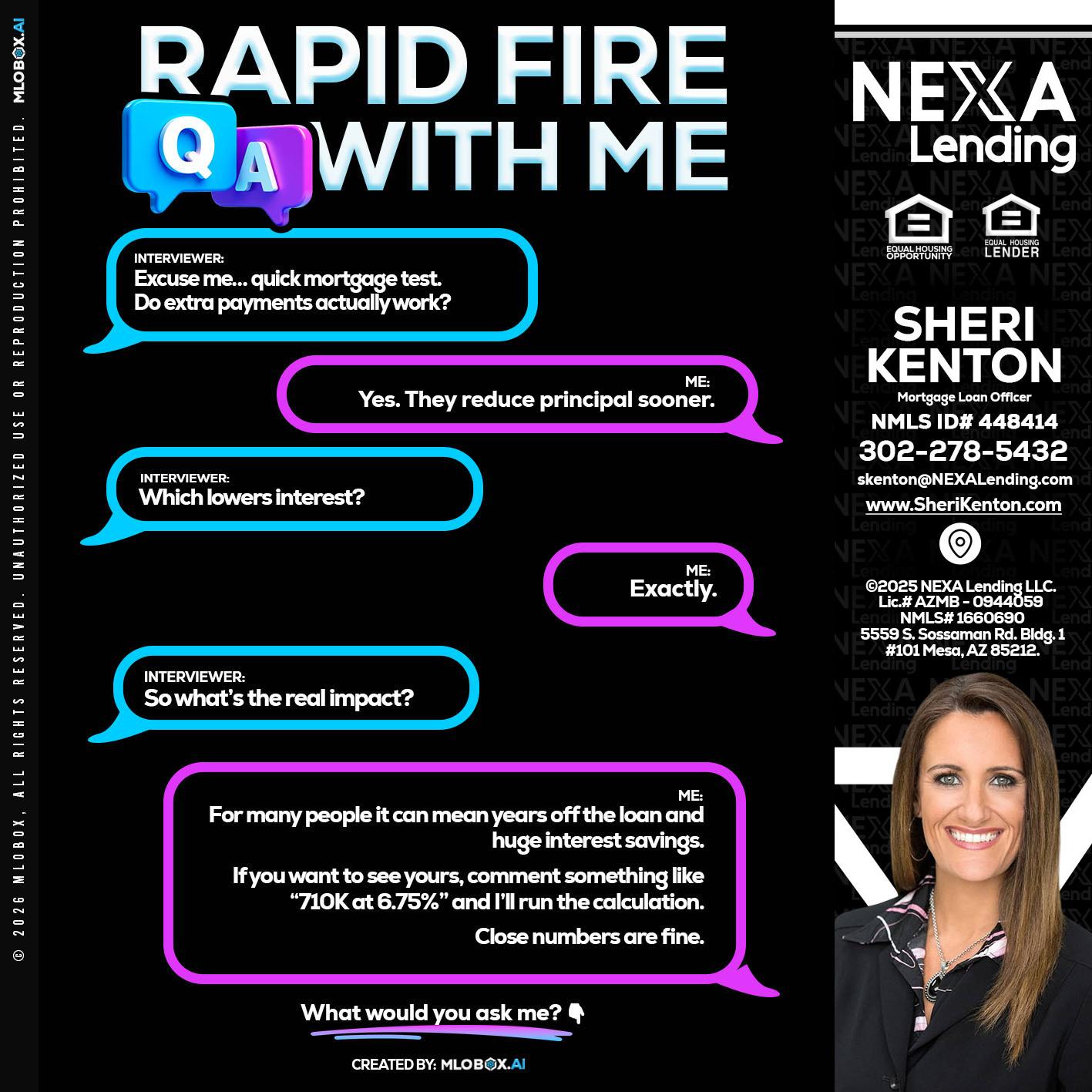 RAPID QA - Sheri Kenton -Mortgage Loan Officer