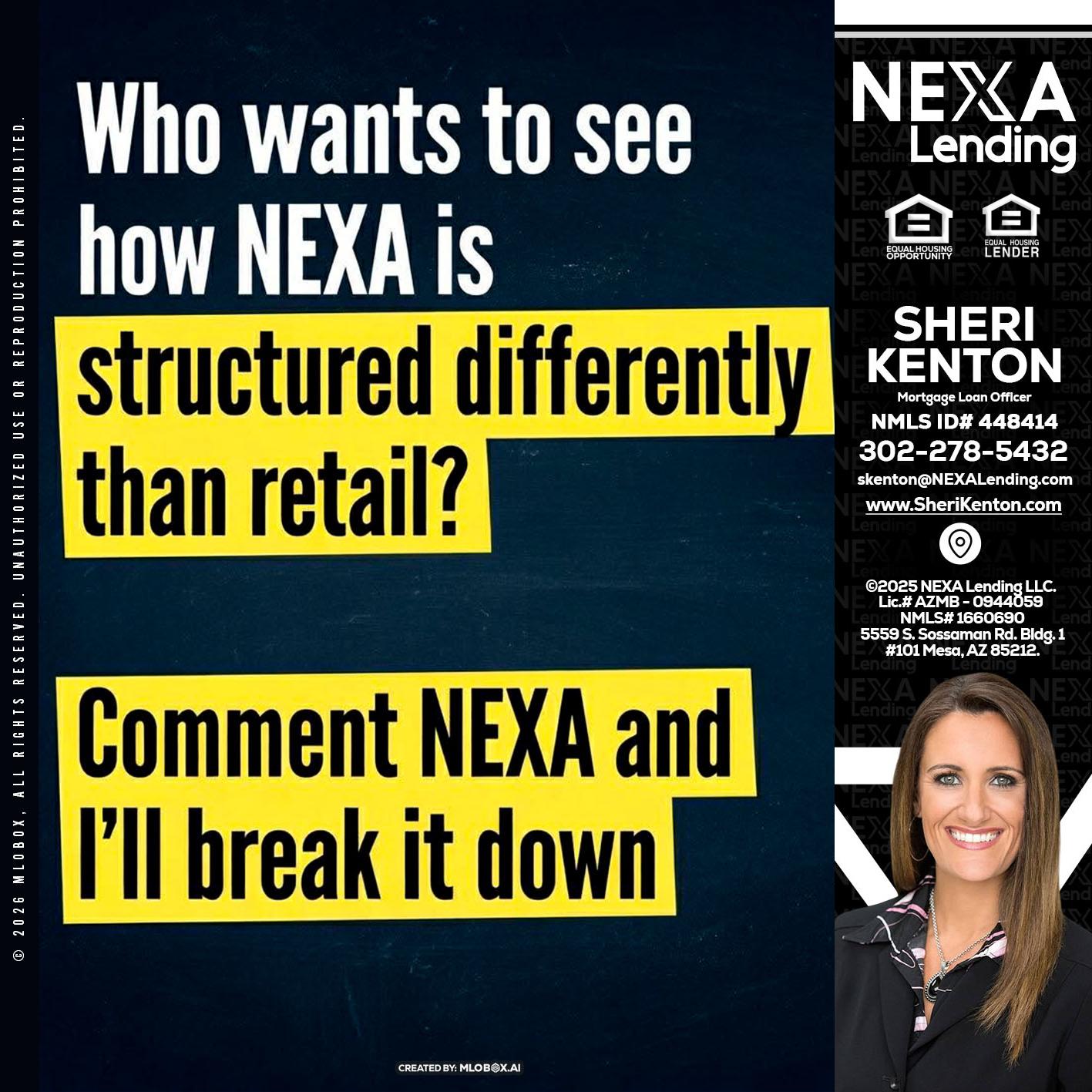 who want to see - Sheri Kenton -Mortgage Loan Officer