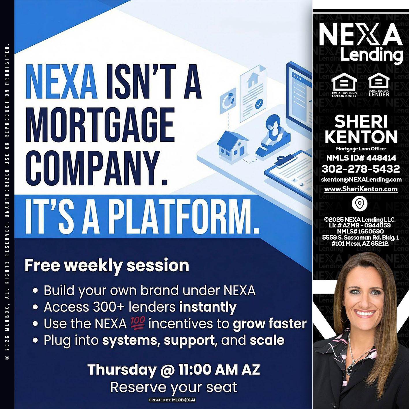 NEXA ISNT - Sheri Kenton -Mortgage Loan Officer