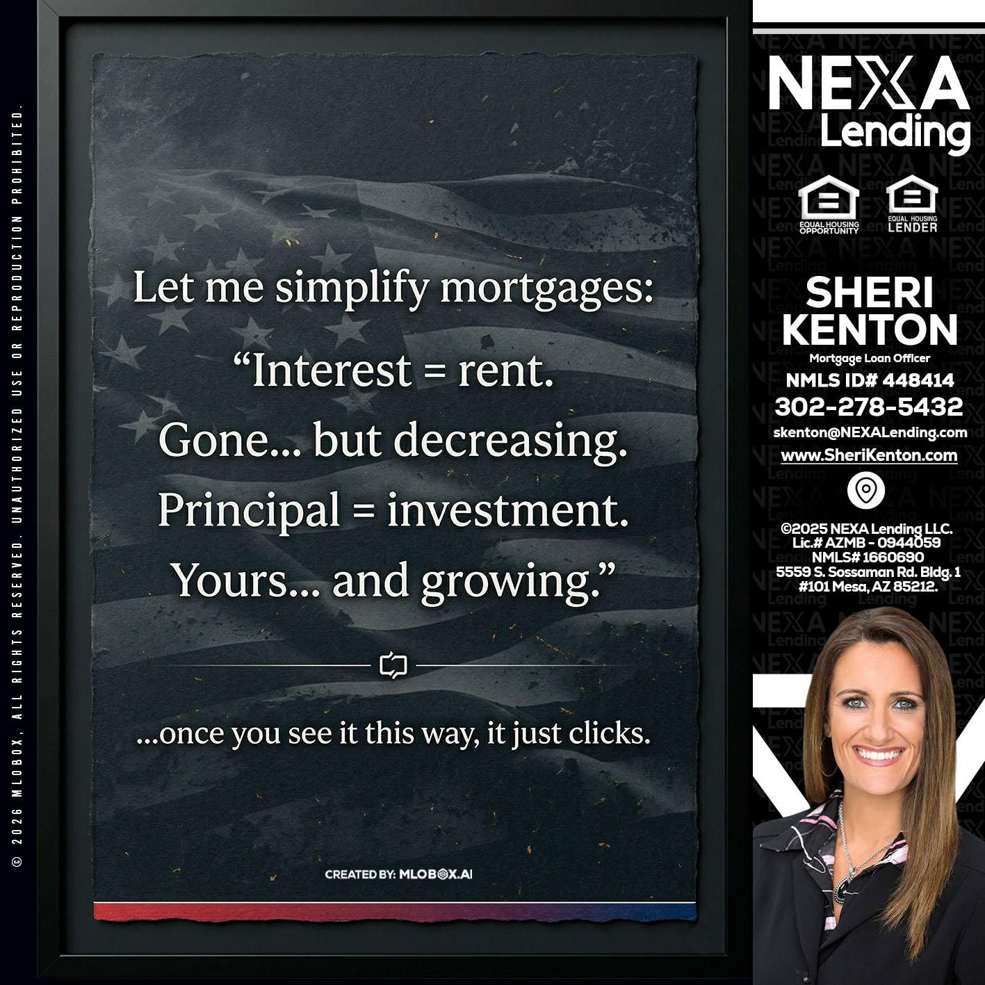 LET ME SIMPLIFY - Sheri Kenton -Mortgage Loan Officer