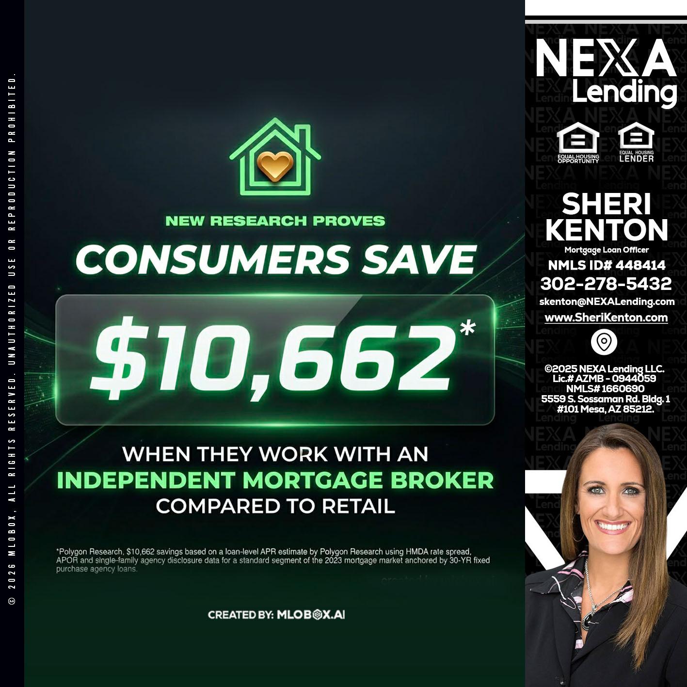 10,662 - Sheri Kenton -Mortgage Loan Officer