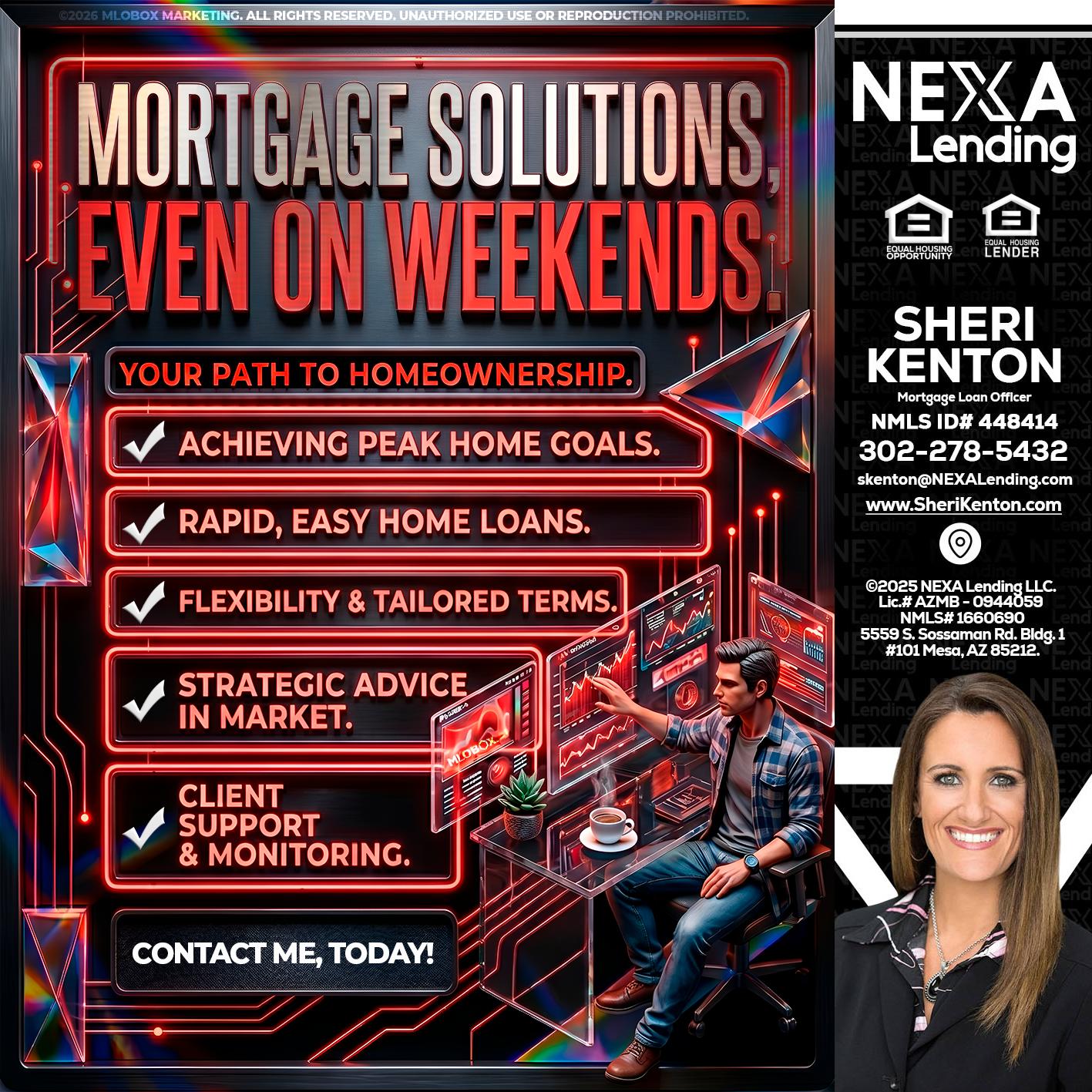 WEEKEND SOLUTIONS - Sheri Kenton -Mortgage Loan Officer