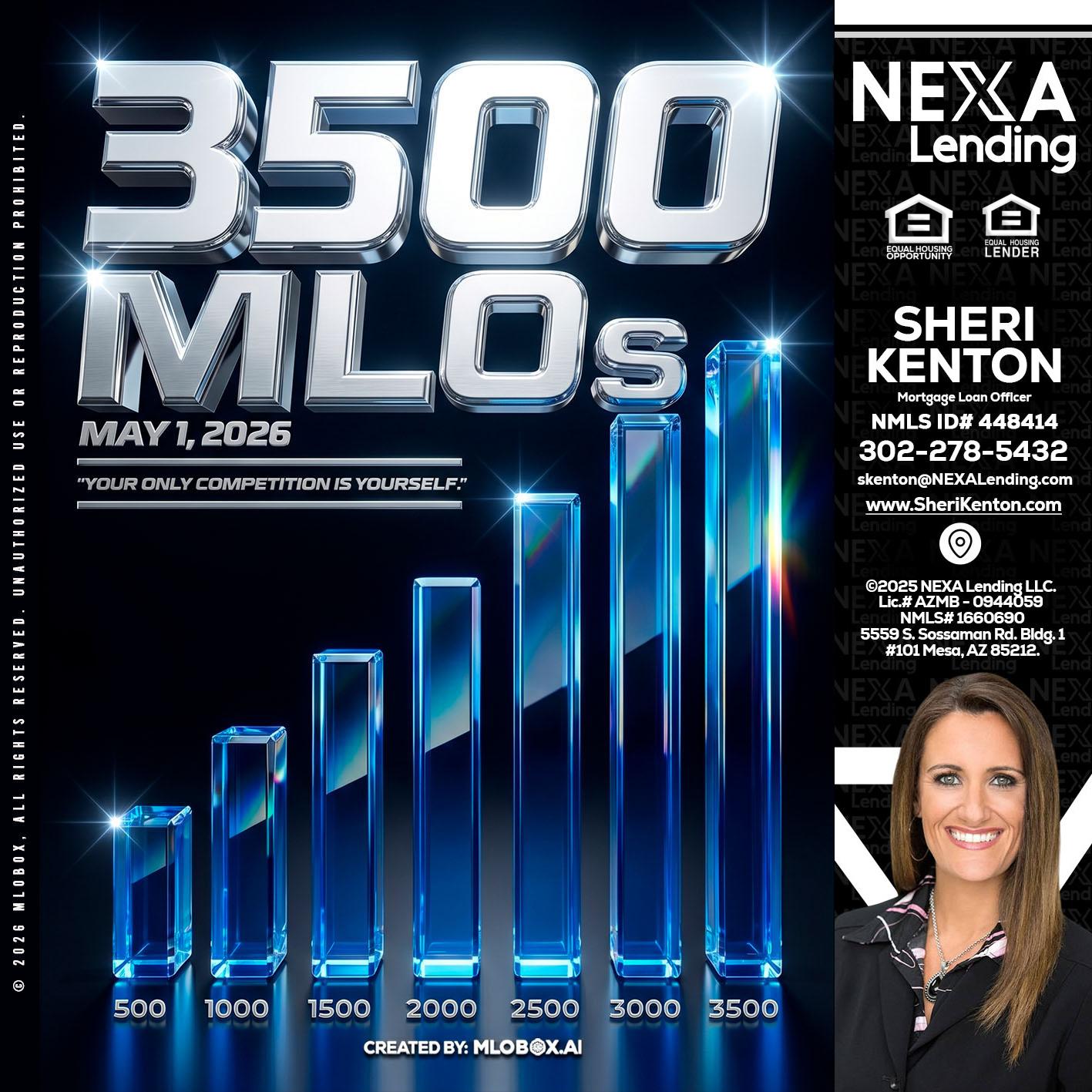 3500 MLOs - Sheri Kenton -Mortgage Loan Officer