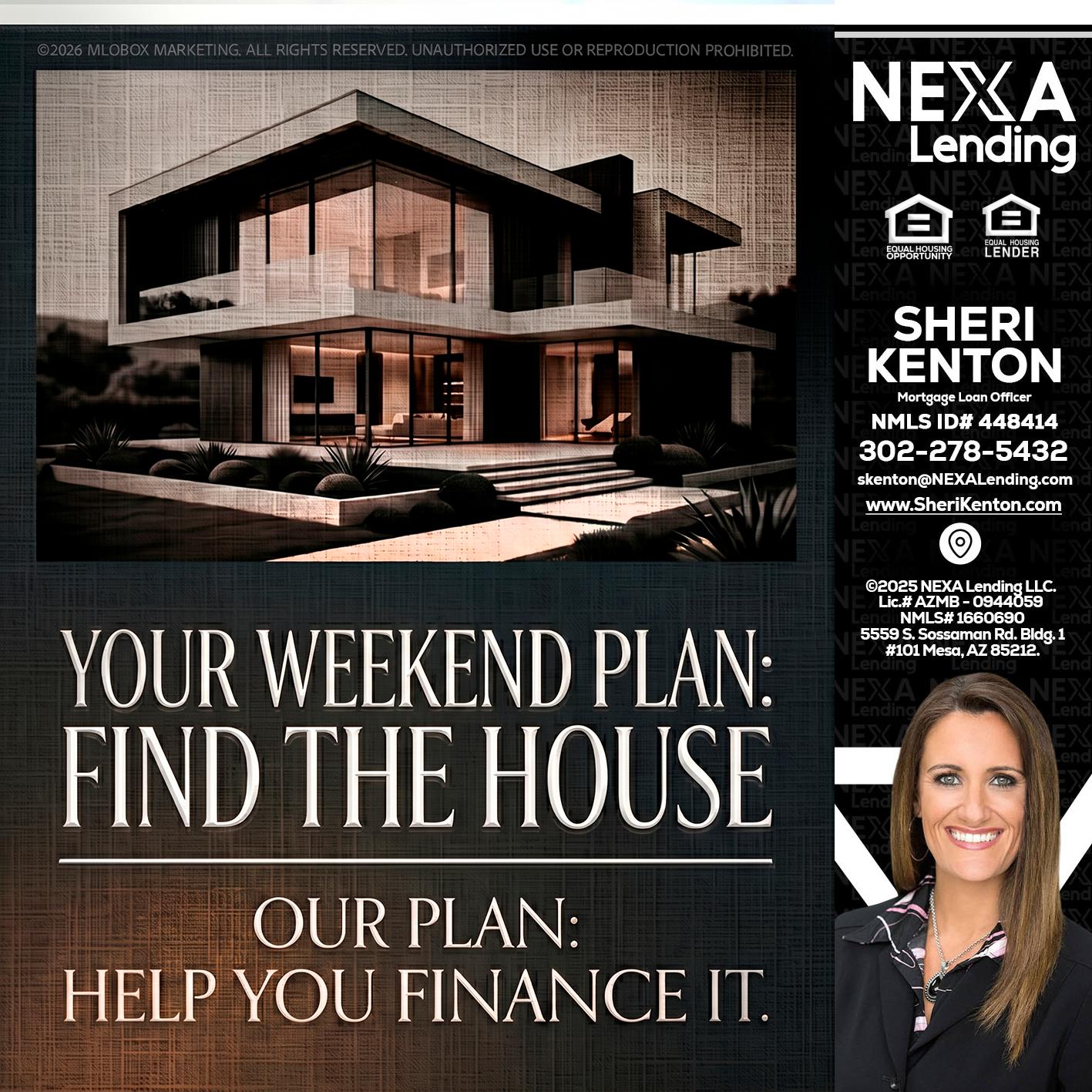 YOUR WEEKEND PLAN - Sheri Kenton -Mortgage Loan Officer