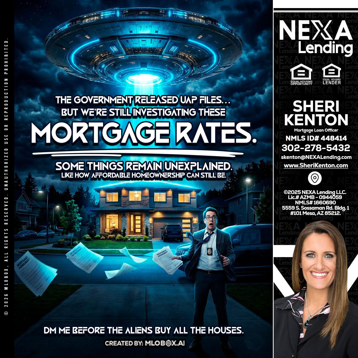 MORTGAGE RATES - Sheri Kenton -Mortgage Loan Officer