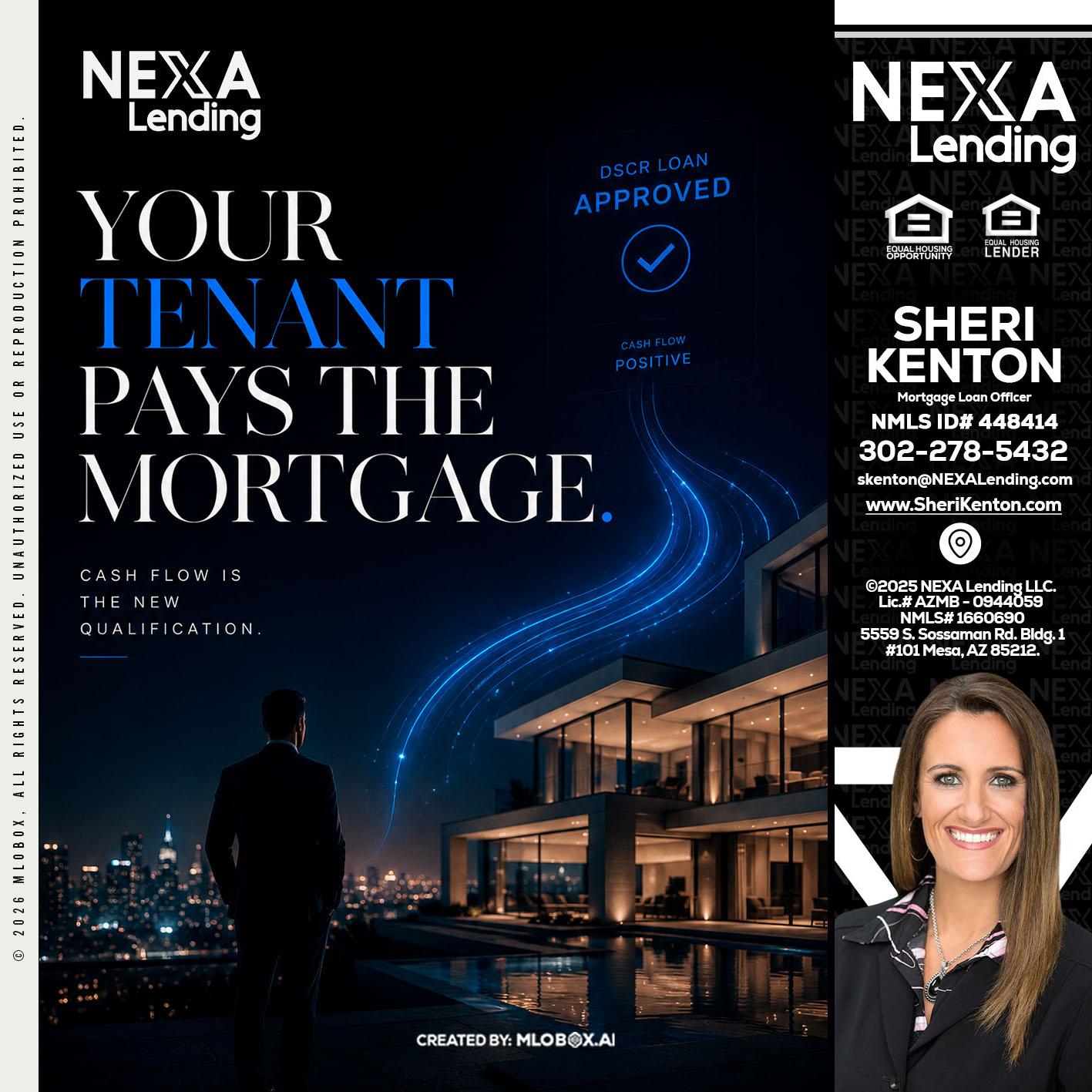 DSCR LOANS - Sheri Kenton -Mortgage Loan Officer