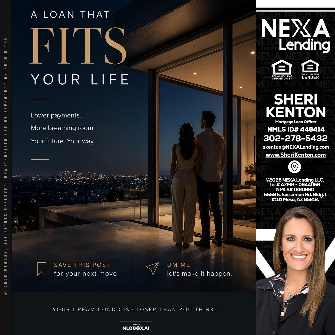 LOANS THAT FIT - Sheri Kenton -Mortgage Loan Officer
