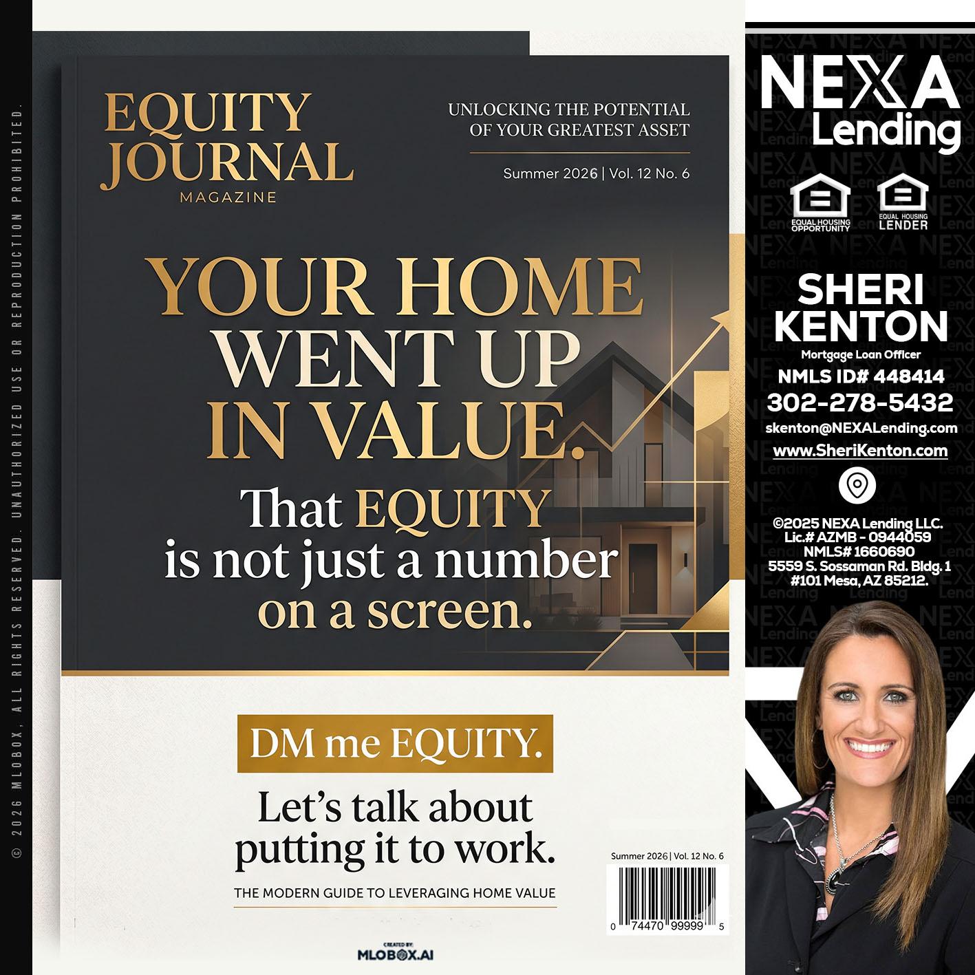 YOUR HOME - Sheri Kenton -Mortgage Loan Officer