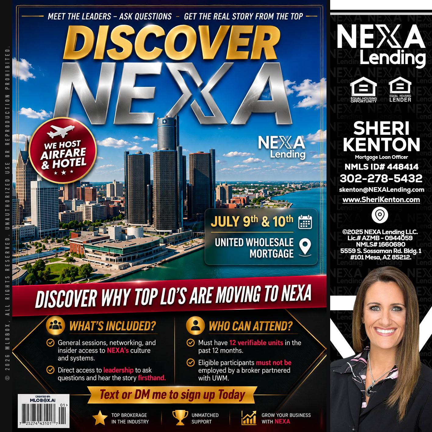 DISCOVER NEXA - Sheri Kenton -Mortgage Loan Officer