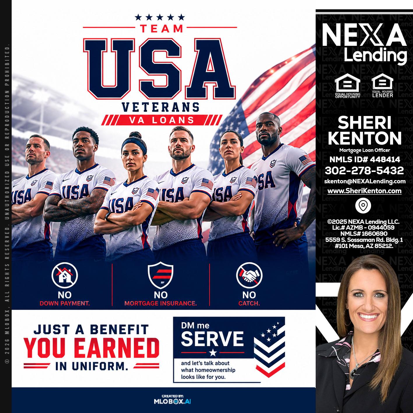 USA TEAM - Sheri Kenton -Mortgage Loan Officer