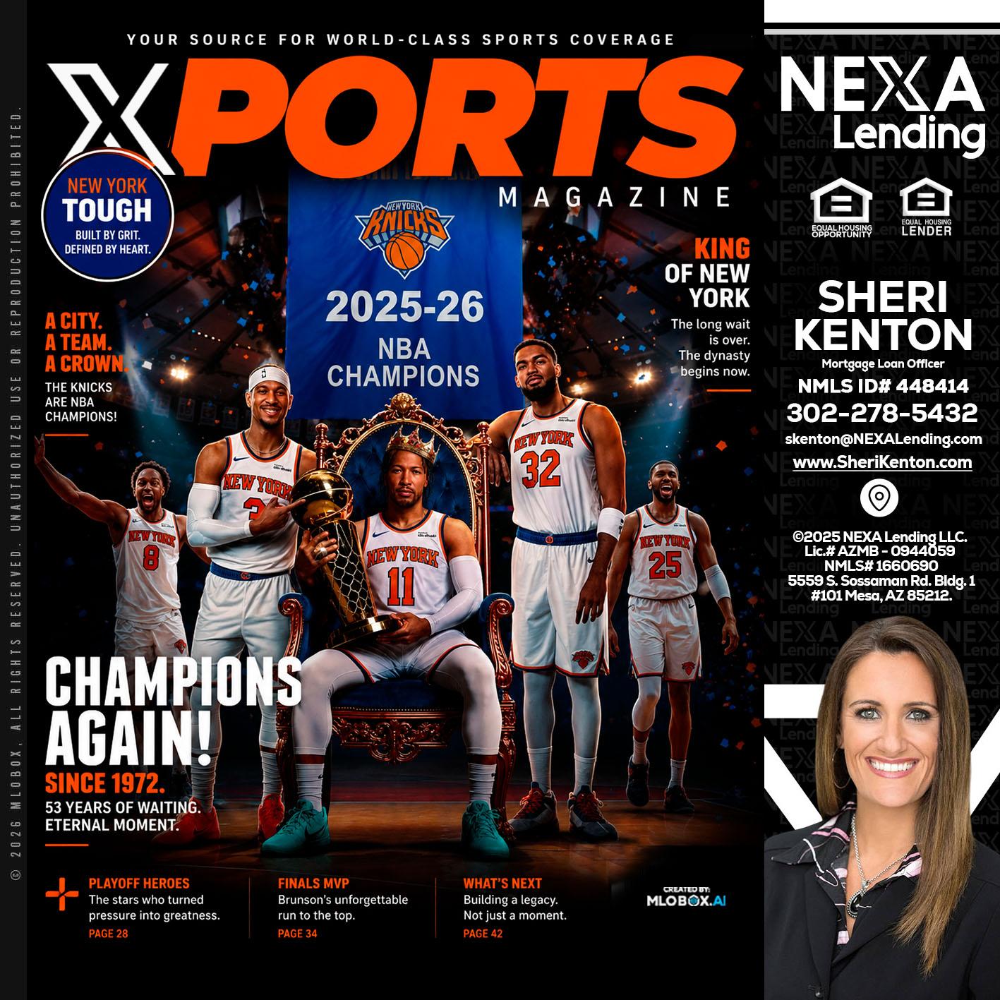 XPORTS MAGAZINE - Sheri Kenton -Mortgage Loan Officer