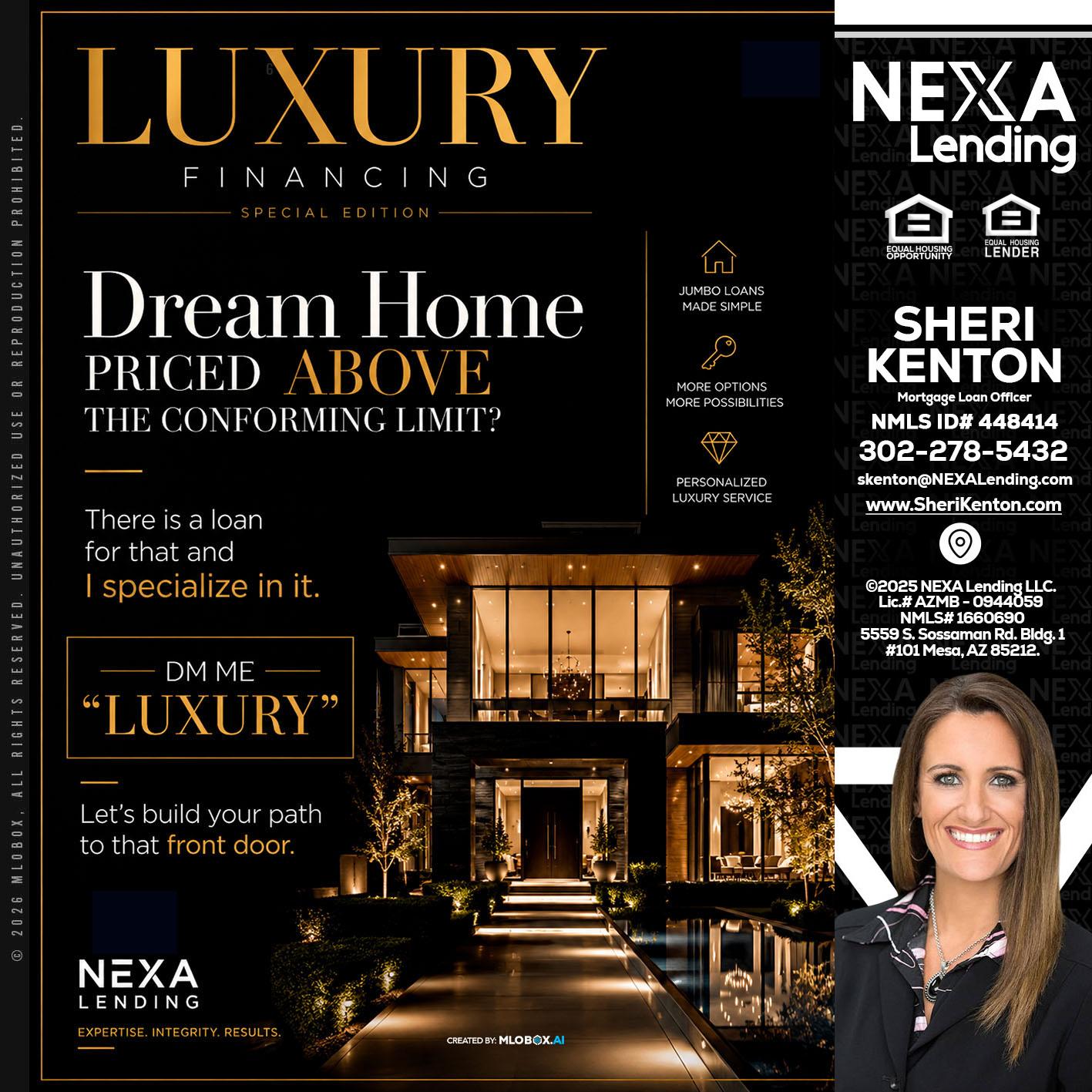 LUXURY - Sheri Kenton -Mortgage Loan Officer