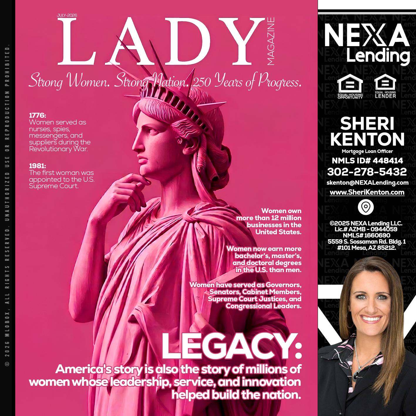 LADY LIBERTY! - Sheri Kenton -Mortgage Loan Officer