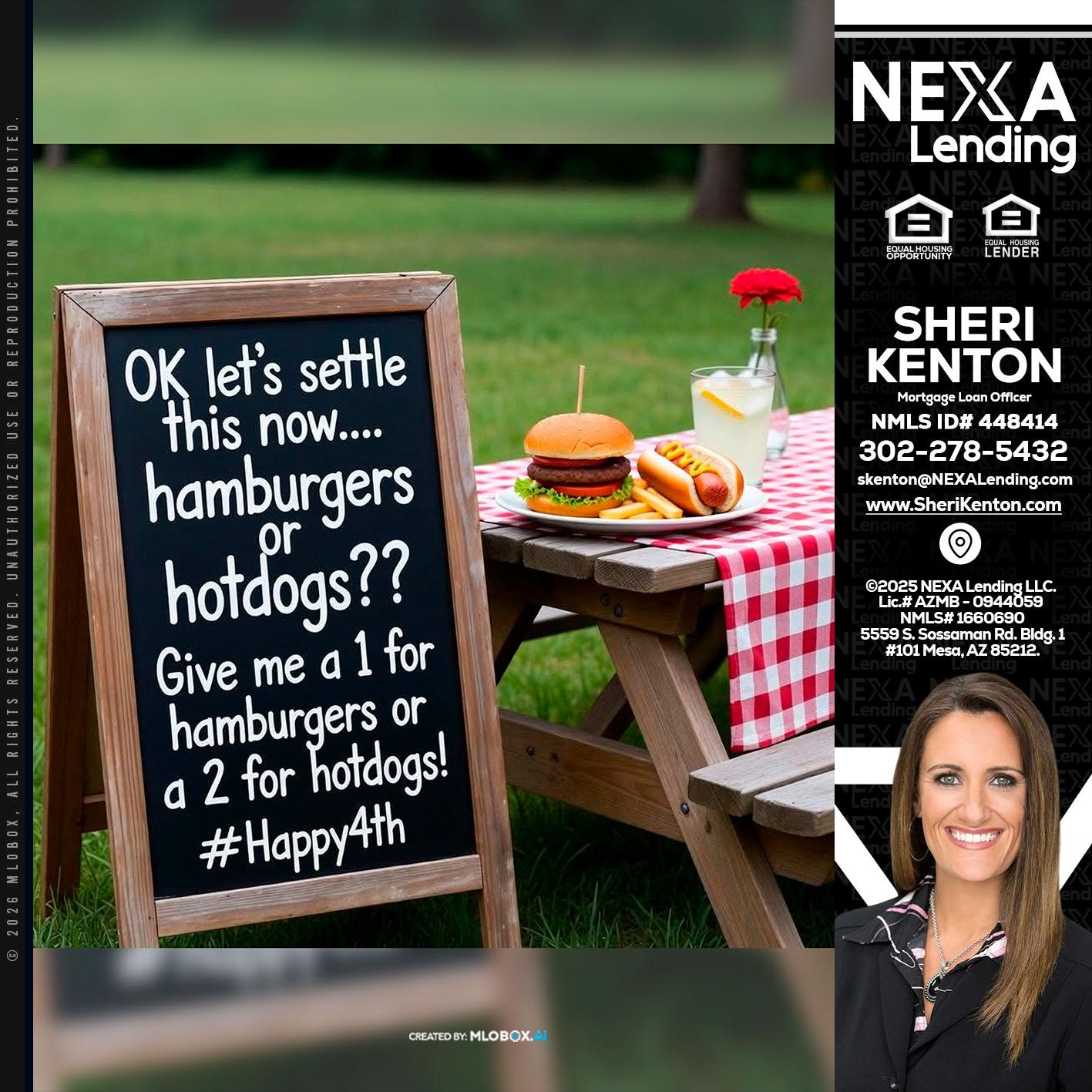 let settle this - Sheri Kenton -Mortgage Loan Officer