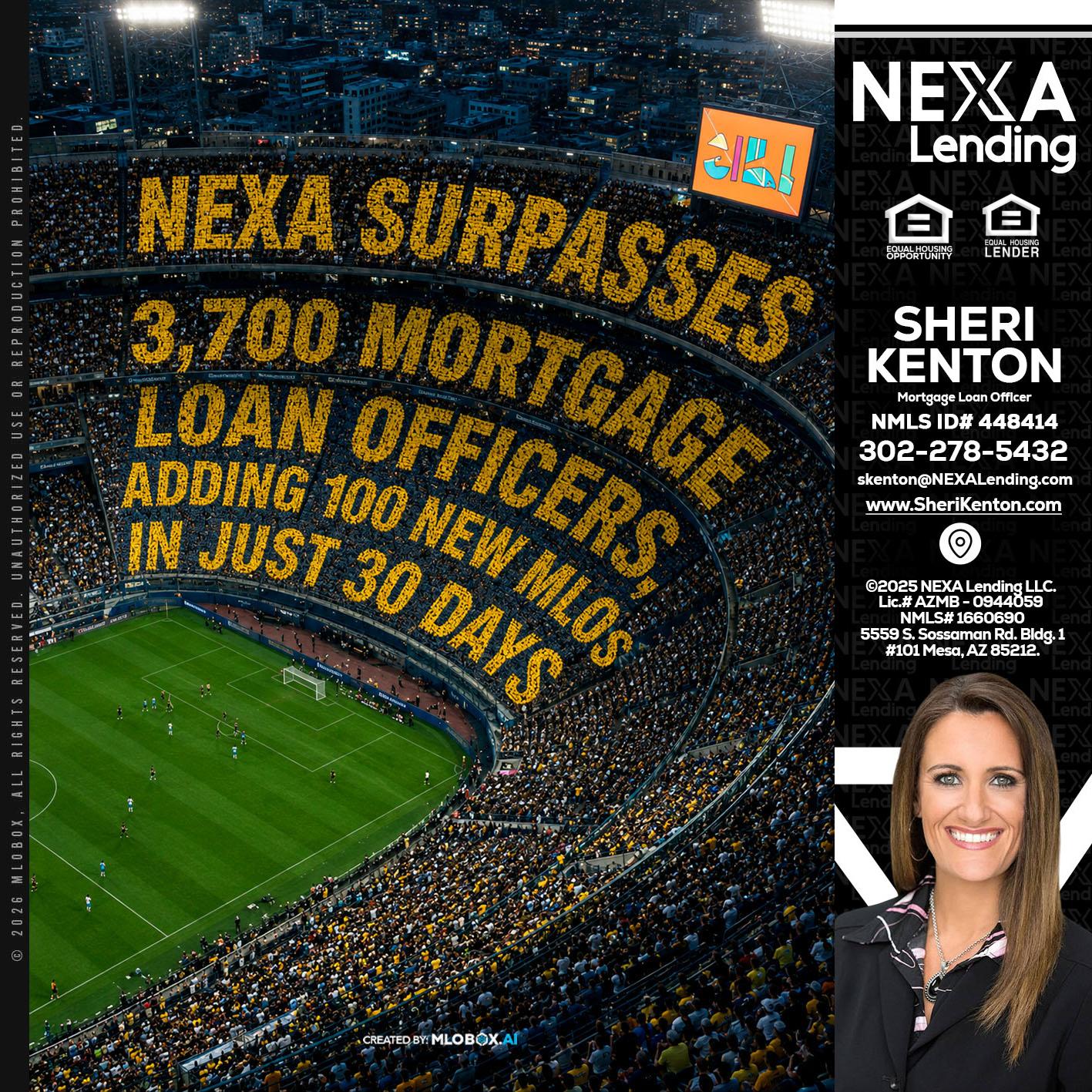 NEXA SURPASSES - Sheri Kenton -Mortgage Loan Officer