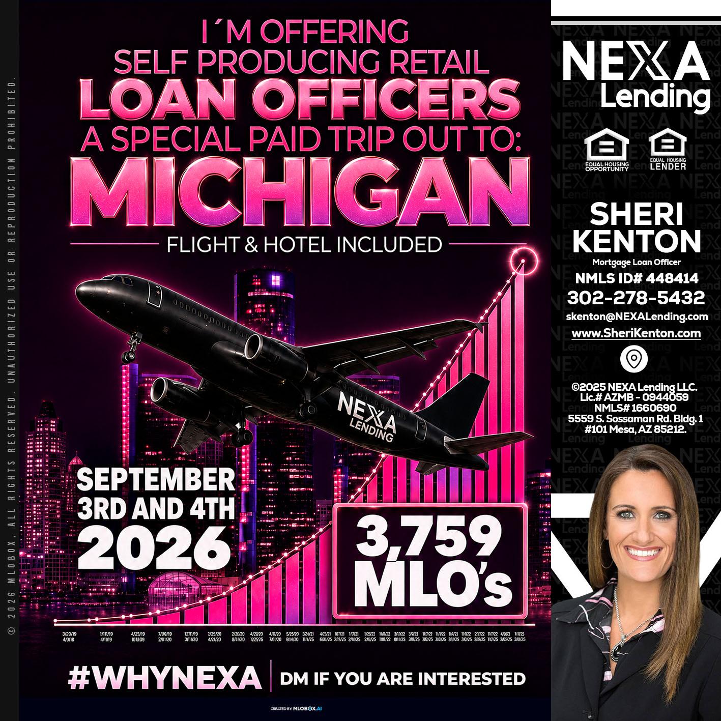 MICHIGAN TRIP - Sheri Kenton -Mortgage Loan Officer